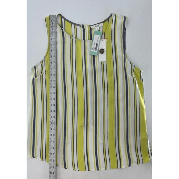 NWT MINE‎ For Stitch Fix Syden Button Back Striped Beachy Tank Top Blouse L - Picture 11 of 11